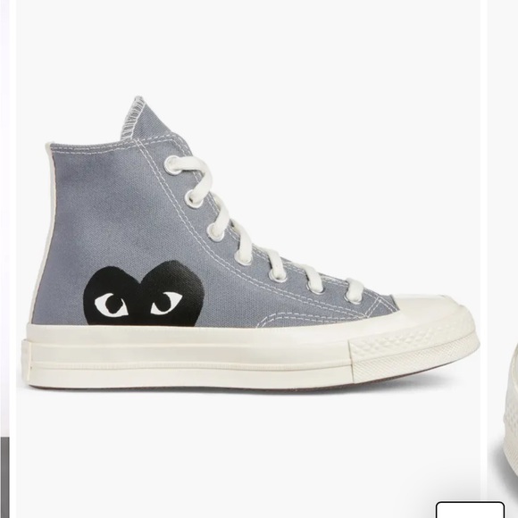 Comme des Garçons PLAY x Converse Chuck Taylor® Hidden Heart High Top Sneaker - Picture 2 of 7